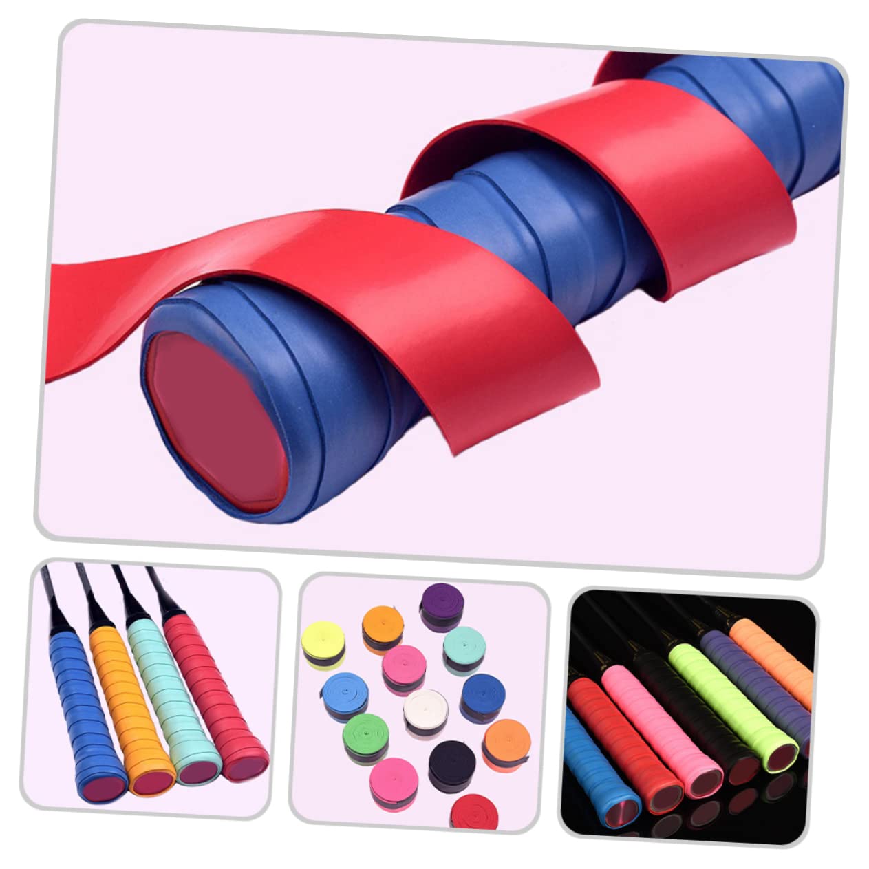 40 Di Presa Della Racchetta Pickleball Overgrip Badminton Grip Tape Badminton Overgrip Tennis Tape Tennis Overgrip Grip Tape Maniglia Grip Tape Overgrip Per Pickleball