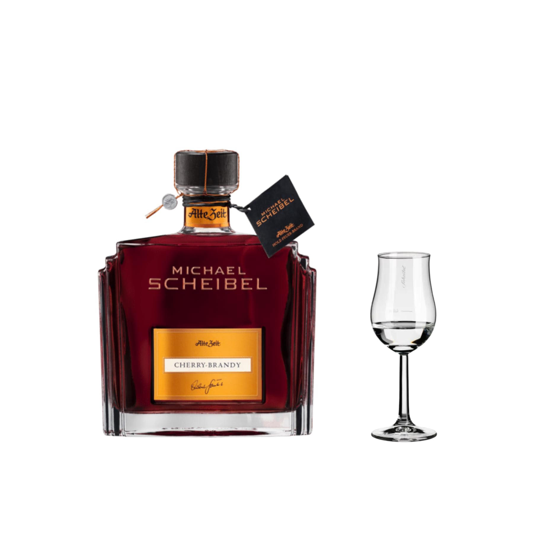 Scheibel Cherry Brandy 0,7l + Scheibel Aroma Glas