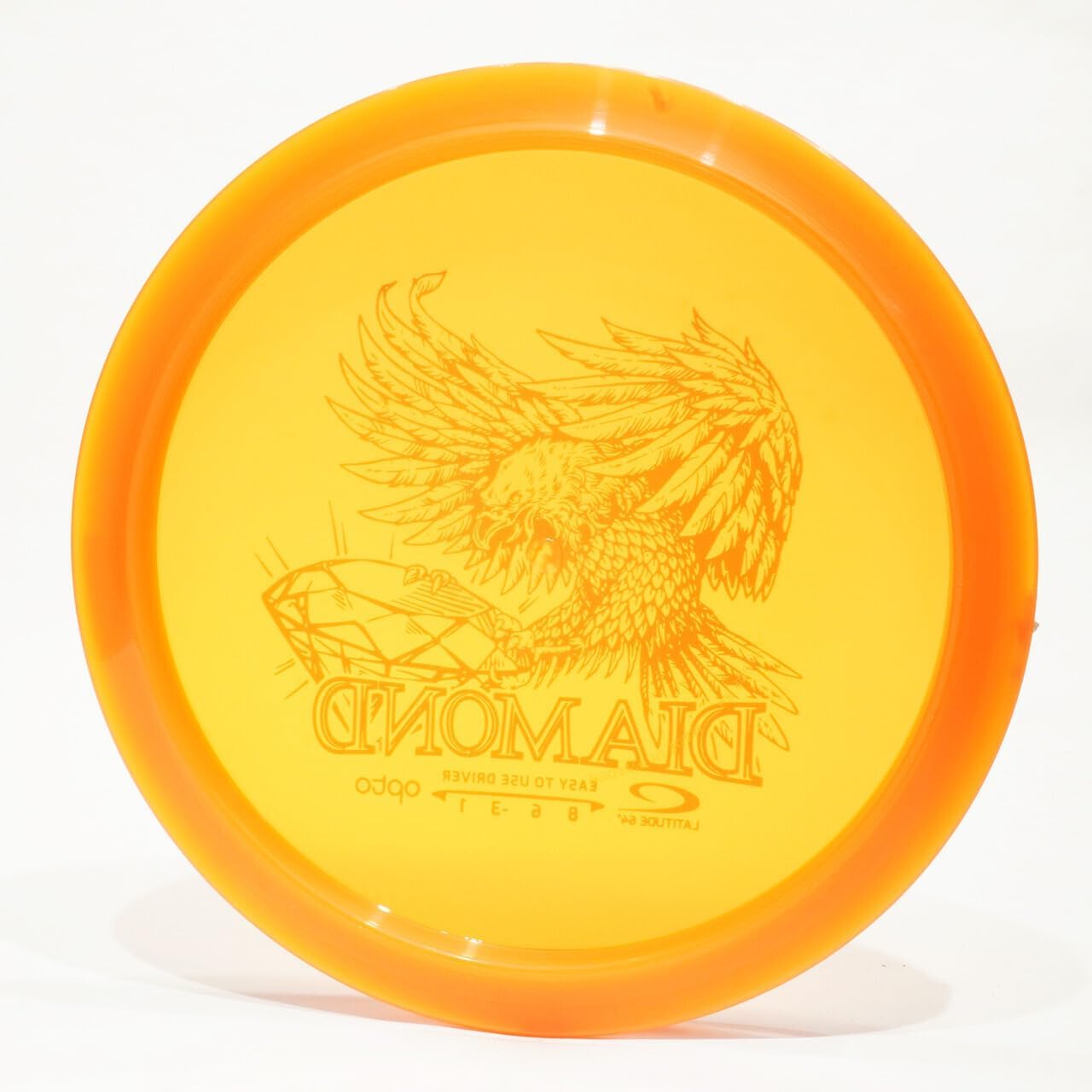 Latitude 64 Diamond (Opto) Driver Golf Disc, Pick Weight/Color [Stamp & Exact Color May Vary] Pink 159 Grams or Less