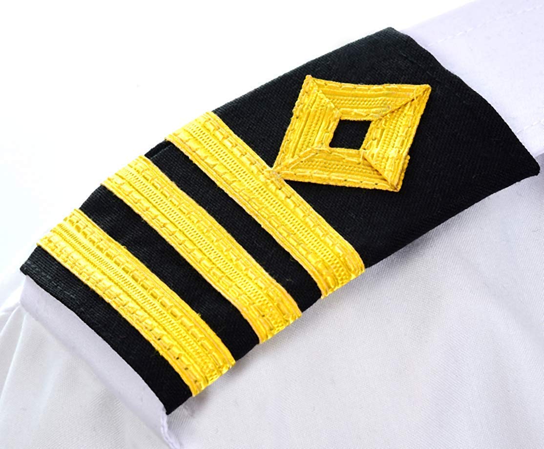 Ocean Kart Professional Epaulettes for Chief Officer Merchant Navy Officer