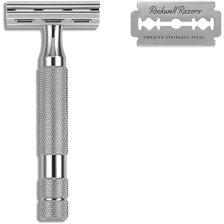 Amazon.com: Rockwell Razors 6C White Chrome Double-Edge Safety Razor ...