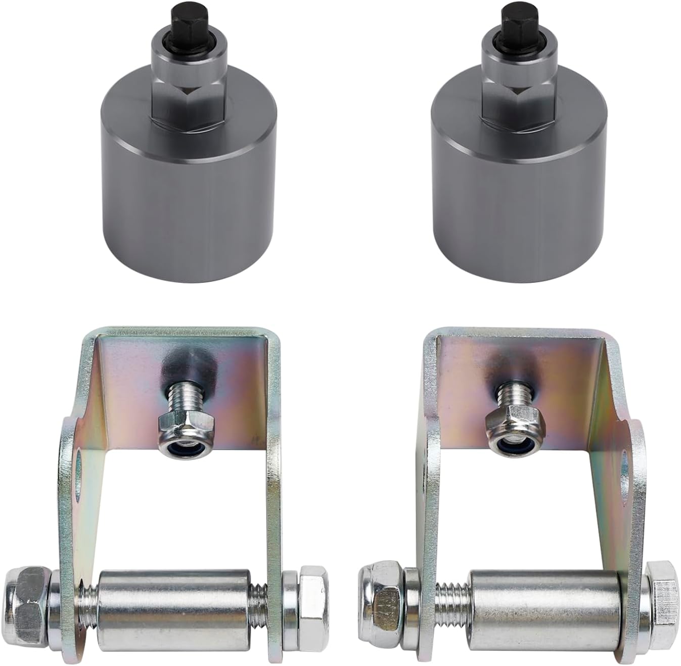 Bruce & Shark 2" UTV Full Lift Kit for Polaris Ranger Midsize 570 2014-2023 & 500 2017-2023, Fits Crew/Full-Size, for Ranger Front & Rear Lift Mount Spacer Kit Brackets Set