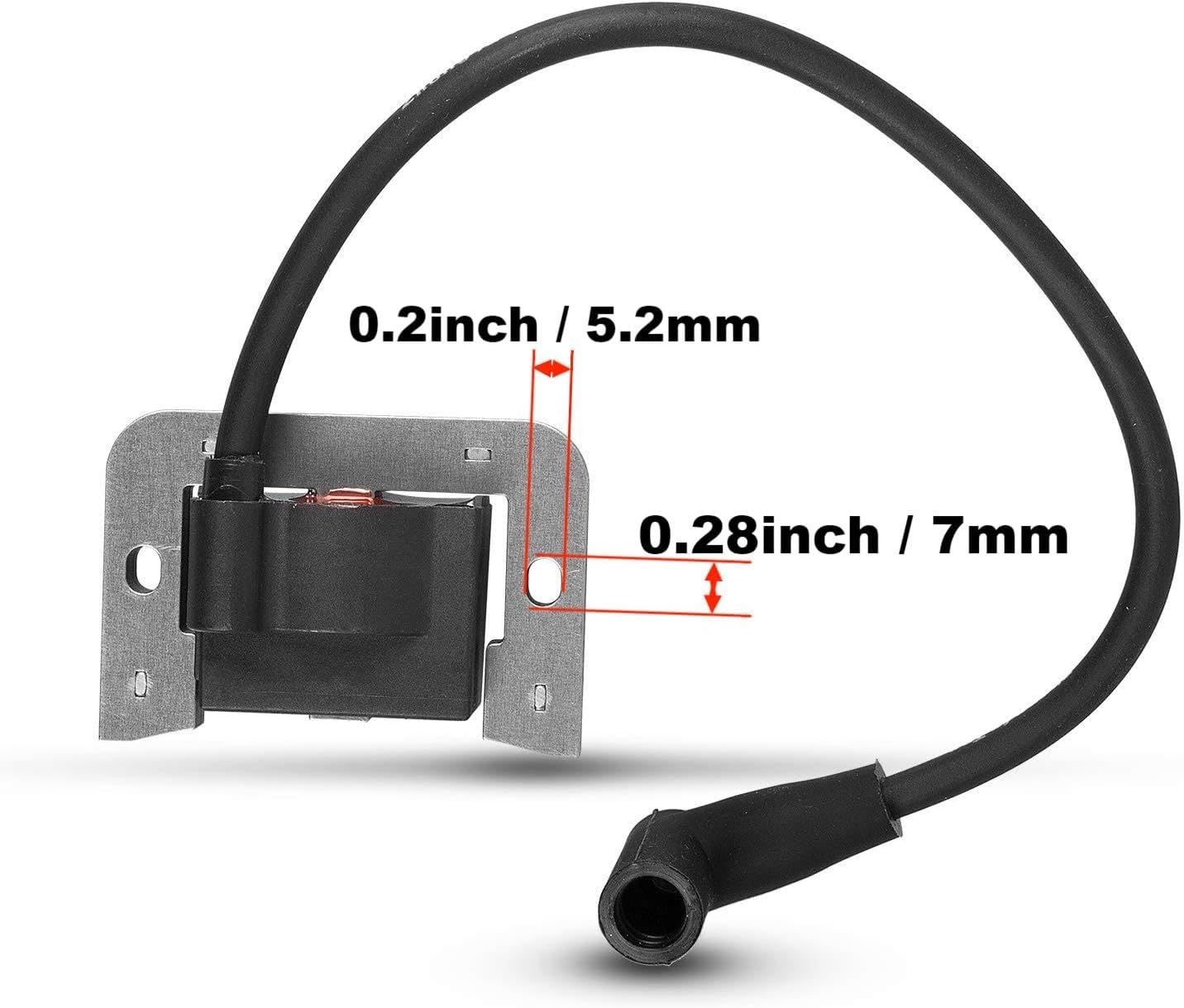 24 584 45-S Ignition Coil Compatible with Kohler CH18 CH20 CH22 CH23 CH620 CH640 CH641 CH670 CH680 CH730 CV17 CV18 CV20 CV640 CV730 Engine Parts 24 584 01-S 2458404-S (2)