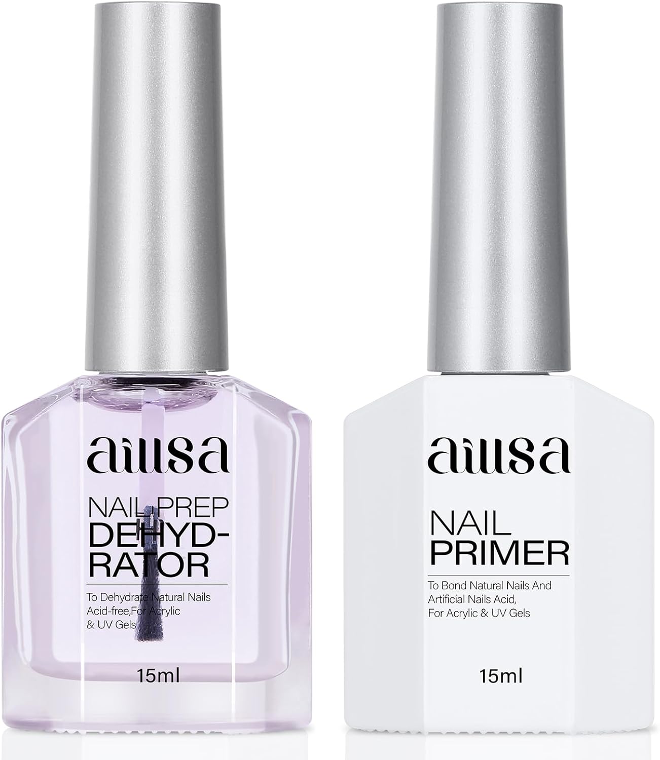 AILLSA Nail Primer and Nail Prep Dehydrator Set, Professional Bond
