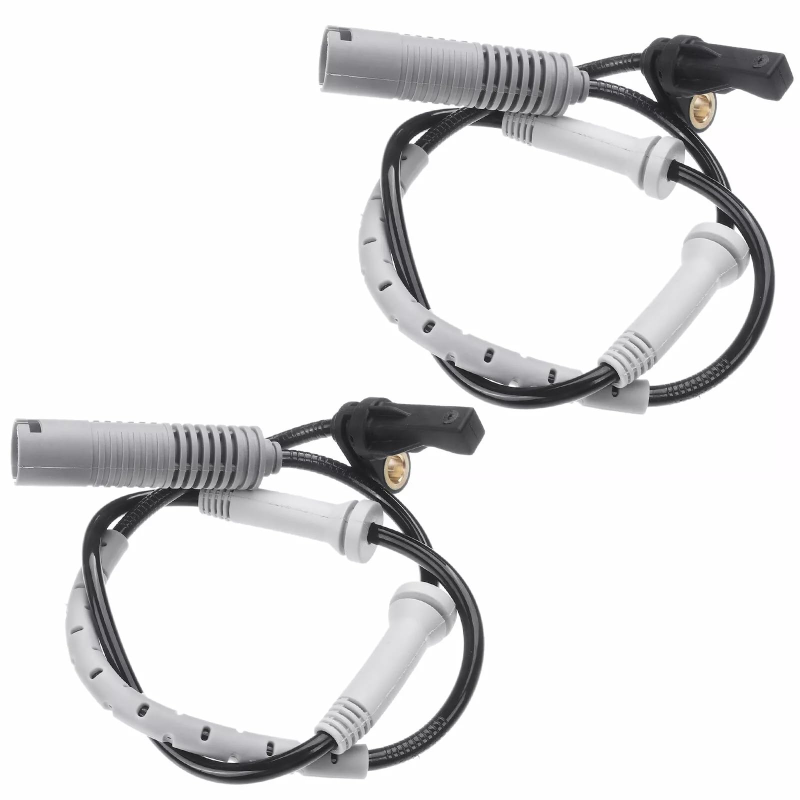 Lot de 2 capteurs de vitesse de roue avant en ABS 34526760424 pour BMW Série 3 E90 E91 E92 E93 | 34526785020 34526870075 Capteur de vitesse de roue ABS gauche droite pour série 1 E81 E82 E87 E88