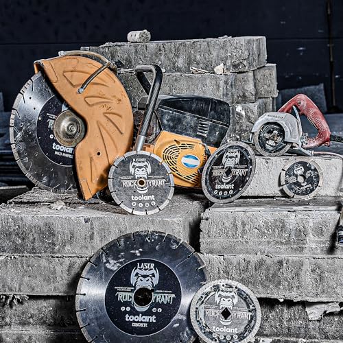 image for toolant 7” Turbo Rim Diamond Saw Blade 1pc for Cutting Masonry, Conc