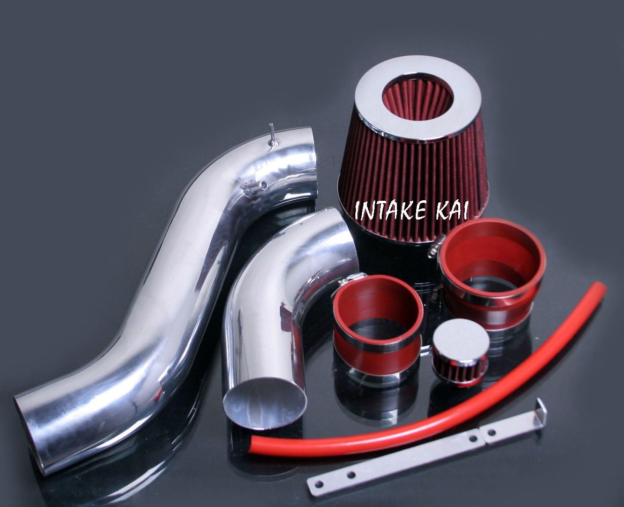 INTAKEKAI Performance Air Intake (Compatible with 2002-2005 Chevrolet Trailblazer, GMC Envoy, 2002-2004 Oldsmobile Bravada 4.2 4.2L MODELS) (RED)
