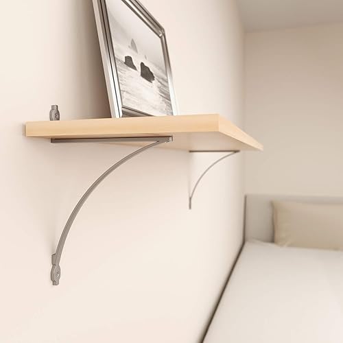 Miniatura 10 de Knape & Vogt RP-0090-10BK - Soporte para repisa, 10 pulgadas, color negro