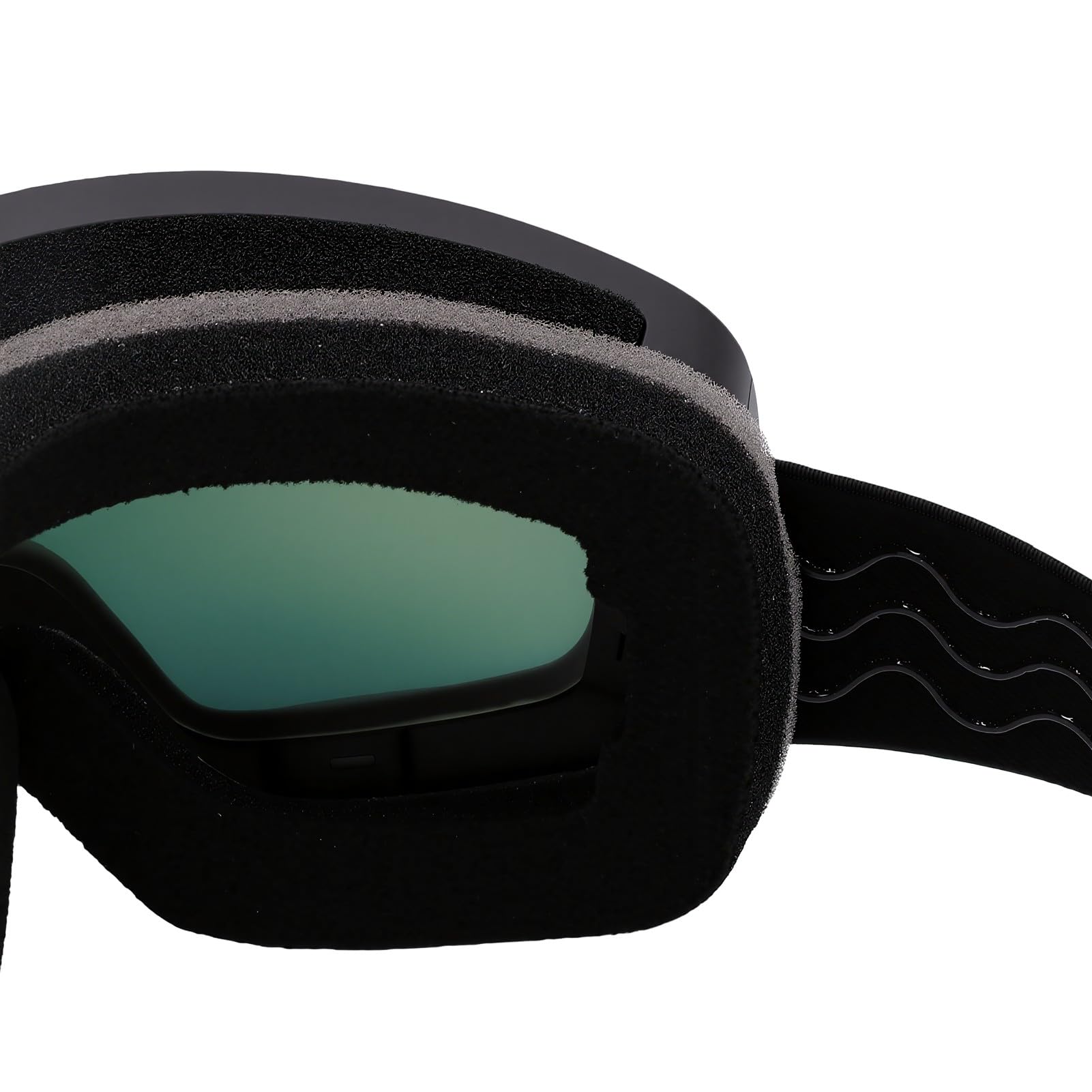 Magnetic Ski Goggles, OTG Design for Glasses | Anti-buée, sangle réglable, verres double couche, léger, sports d\'hiver