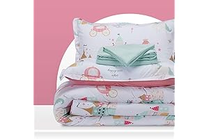 SLEEP ZONE Girls Bedding Sets - Super Cute & Soft Kids Bedding...