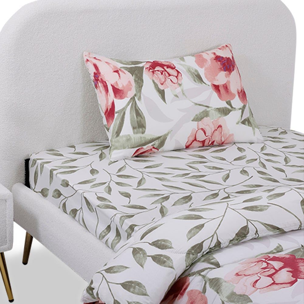 homes r usAdele 2-Piece Fitted Sheet, Multicolour – 200 TC, 120x200 Cms