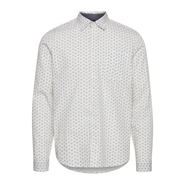 Blend 20714606 Camisa, 110602/Snow White, M para Hombre