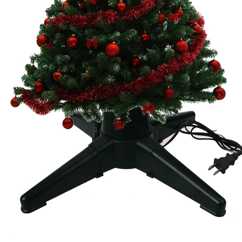 MKIU Christmas Tree Stands, 40/50cm Christmas Tree Electric Rotating Base Stand 360° Xmas Tree Bottom Support Holder for Christmas Tree Home Decoration,50cm