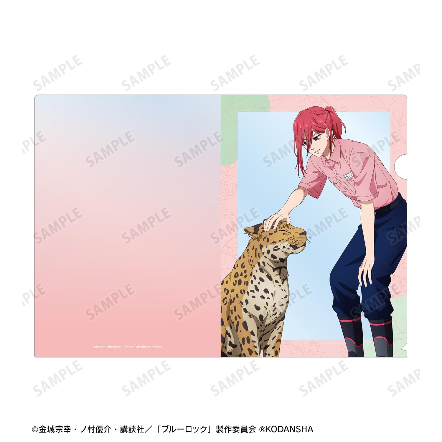 ブルーロック　千切豹馬　缶バッジ　東武動物公園 TVアニメ『ブルーロック』 - 東武動物公園コラボ 描き下ろし