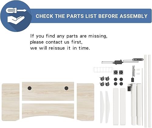Miniatura 15 de Escritorio eléctrico de pie de altura ajustable, escritorio de computadora de pie sentado de 55 x 24 pulgadas, mesa de escritorio de pie para Negro