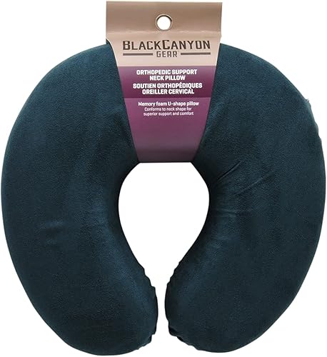 Miniatura 4 de RoadPro BlackCanyon Gear RP2805 - Almohada de cuello de espuma viscoelástica de gamuza, varios colores