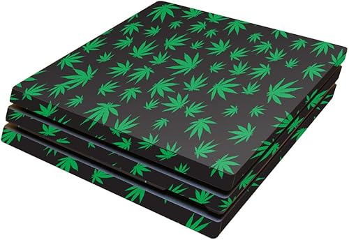 mightyskins Calcomanía de Vinilo Piel Protectora para Sony Playstation 4Pro PS4Wrap calcomanía decorativo para tapa Skins marihuana