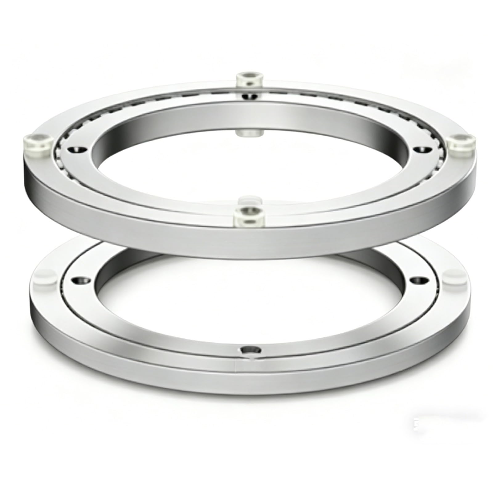 1pcs,Smooth Swivel Plate Hardware，Turntable Bearing Swivel，Table Bearing，Rotating ，Round Dining Table，Silver，Round(680mm (27 inches))