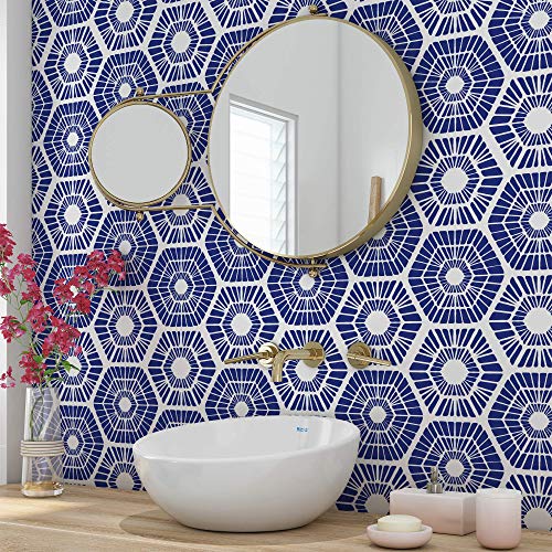 Scandinavian Geometric Pattern Wall Stencil - Diy Wallpaper Alternative - Brighten Up Your Home With Our Scandinavian Geometric Pattern Wall Stencil #TOP4