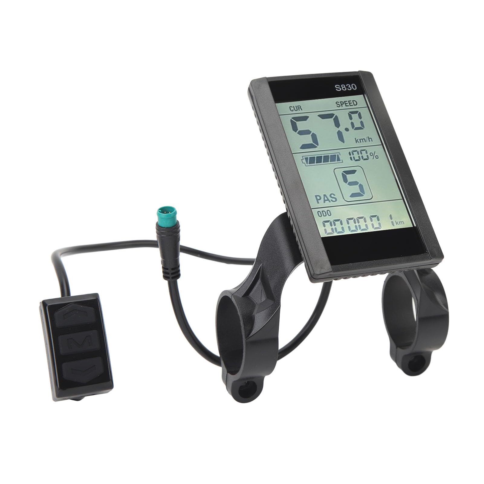 Electric Bike LCD Display Water Prevent ABS Panel Replacement Accessories for Electric Bike Electric Scooter