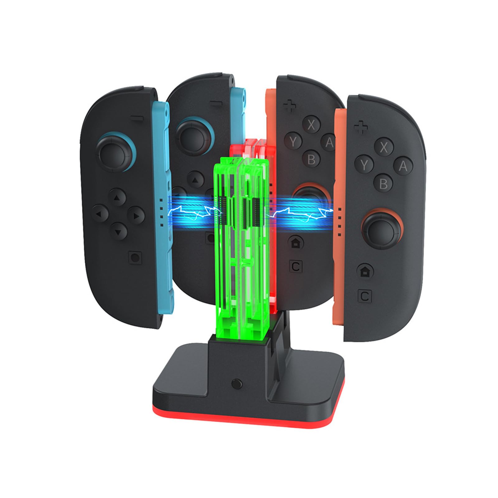 Stacja ładująca do kontrolerów Switch2 Uchwyt magnetyczny Podwójna orientacja Oświetlenie RGB Wskaźnik LED Kabel typu C