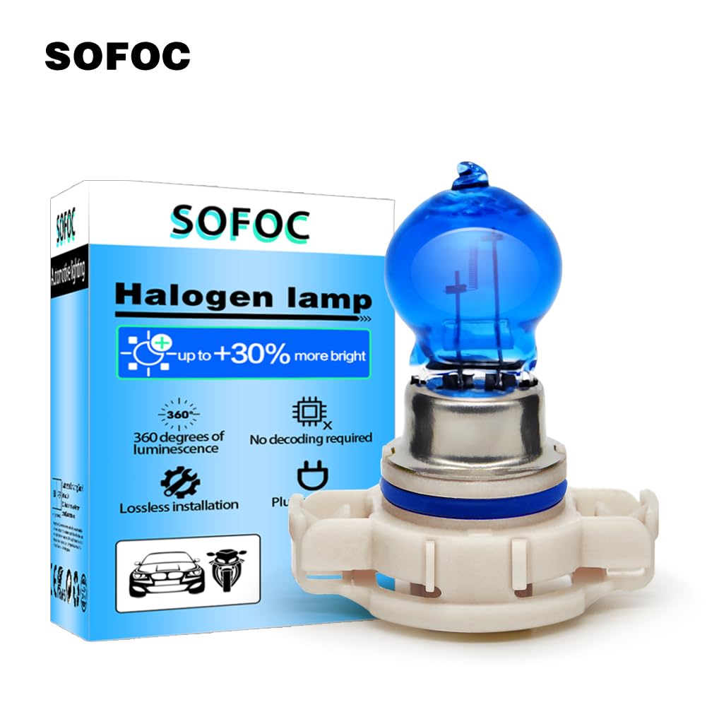 SOFOC PH16W Tagfahrlicht Birnen - 12V 16W Warmweiß Für Mercedes Modelle (2er Pack)