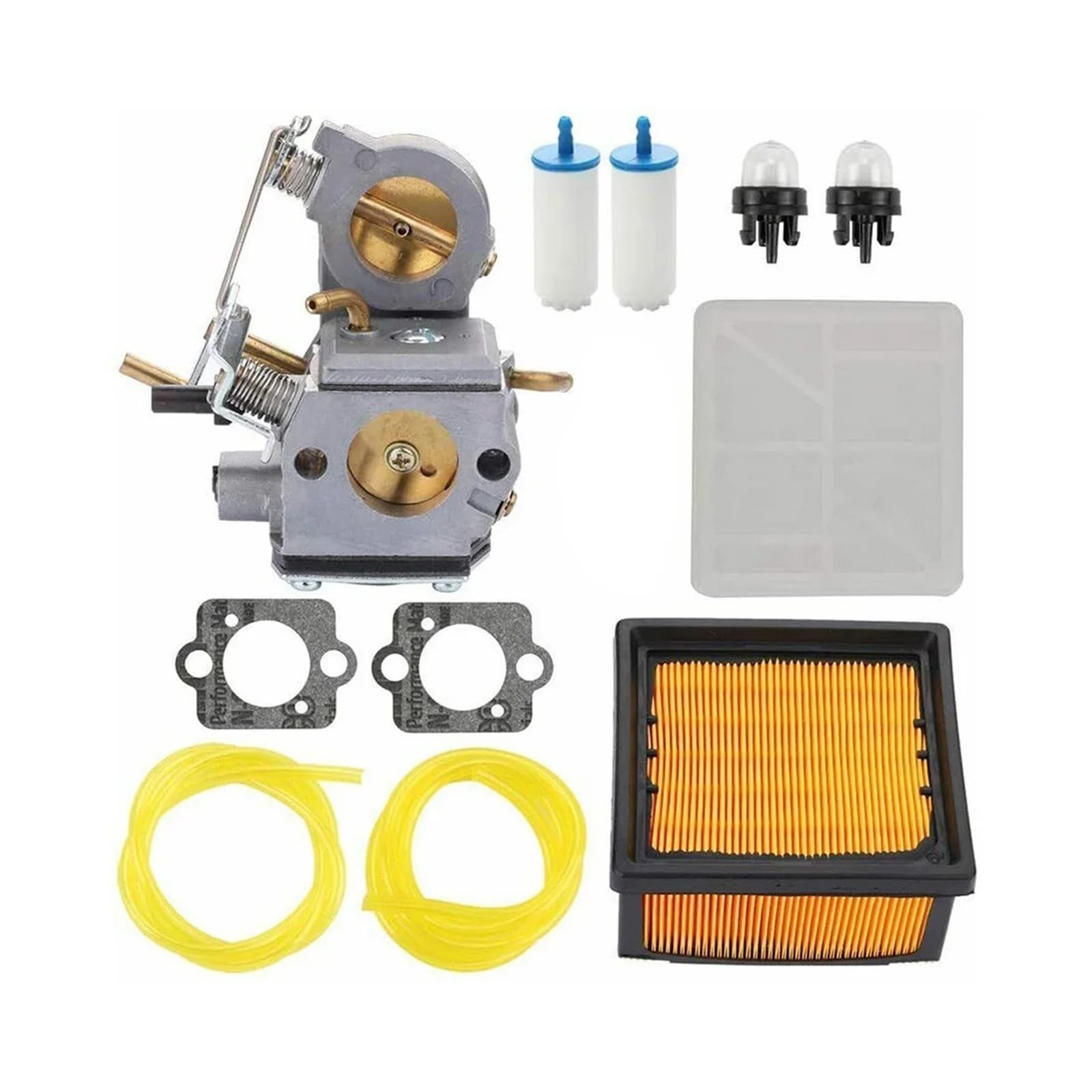 Compatible con filtro de aire Partner for cortar bolas de arranque, filtro de aire, filtros de combustible, tuberías de combustible, filtro interno, kit de carburador.