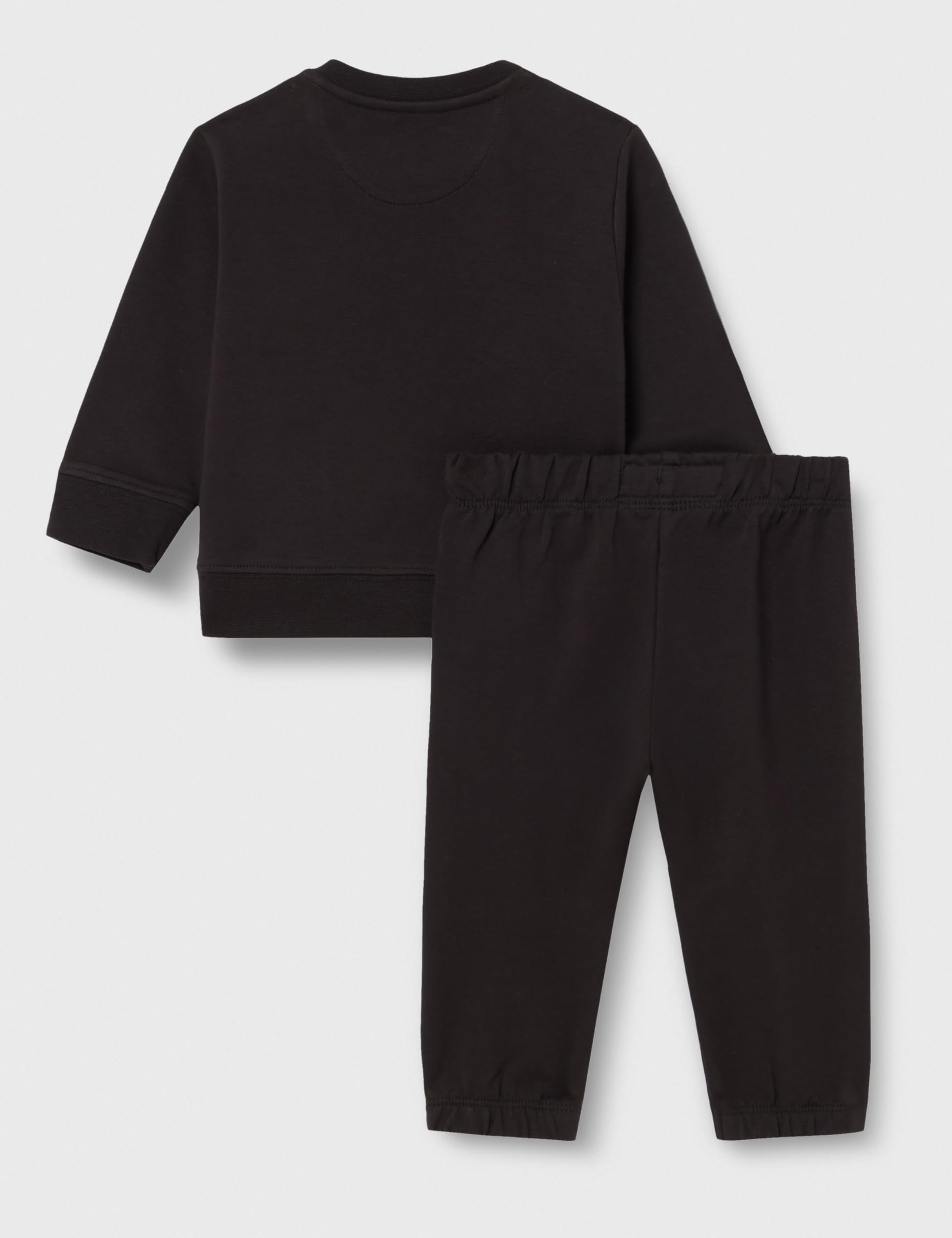 Calvin Klein Baby Set Monogram Sweatshirt und Jogginghose, Schwarz (Ck Black), 68