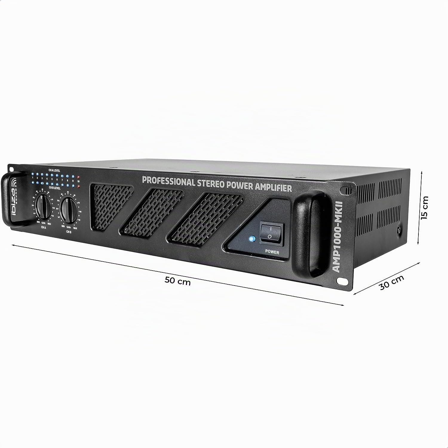 Amplificateur sono 2 x 800 w max amp-1000-s