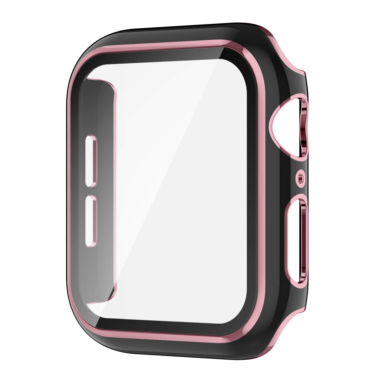 Adepoy Case with Tempered Glass Screen Protector, Compatible with Apple Watch Series 3/2/1 42mm, All-Around Ultra-Thin Bumper Full Cover Hard PC Protective Case for iWatch Accessories