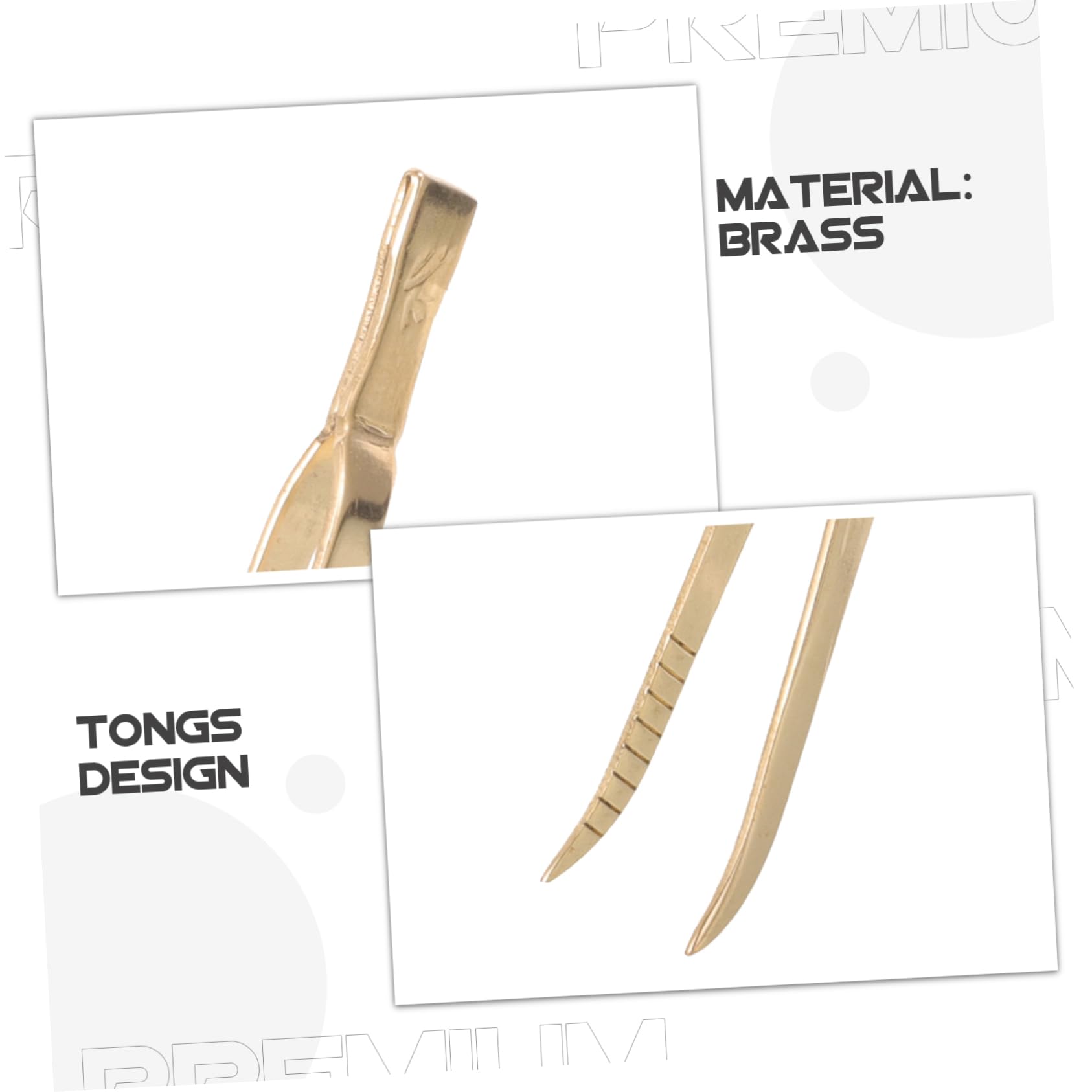 Alipis 5 Piezas Tenazas Pinzas Quemador de Incienso Accesorios para quemadores de Incienso Retro. Tweezers movíles Pinza con Mango Clip de carbón Herramienta de Agarre Alargada latón