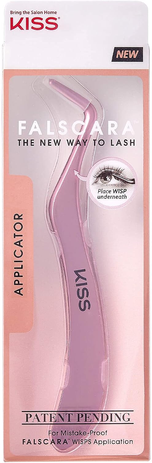 KISS Falscara DIY Eyelash Extension Wisp Applicator for Mistake-Proof Artificial Lash Placement, Purple