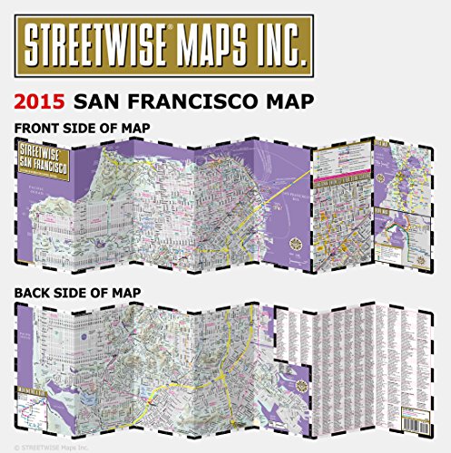 Streetwise San Francisco Map - Laminated City Center Street Map Of San Francisco, California - Folding Pocket Size Travel Map With Bart Map, Muni Lines, Bus Routes #TOP2
