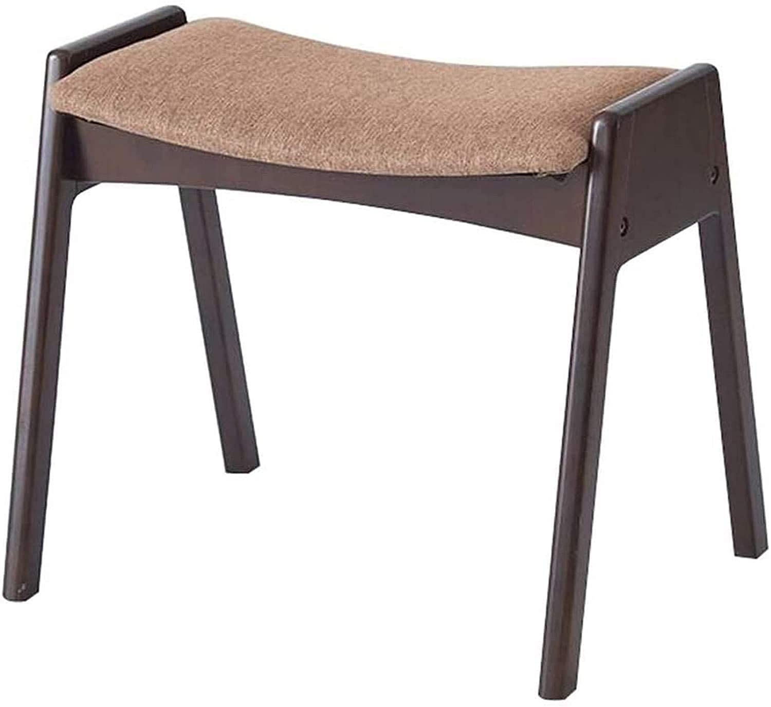Pouf Rembourré Coffre en Bois Massif Grand Modèle Kaki