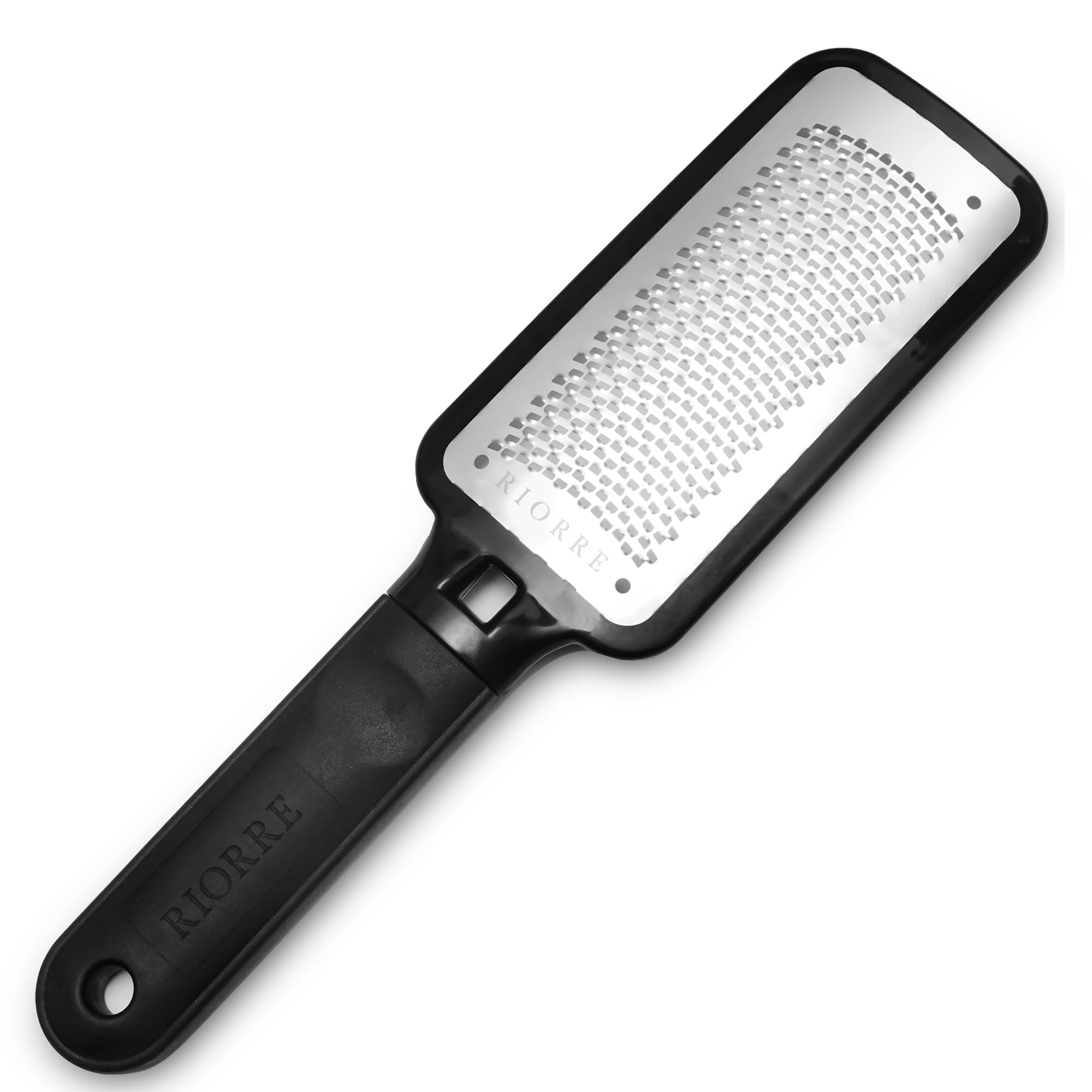 Riorre Professional Foot Scrubber for Hard Skin - Foot File, Foot Scraper & Callus Remover for Feet Leaving Soft & Smooth Heels (Foot Rasp, Pack 1)