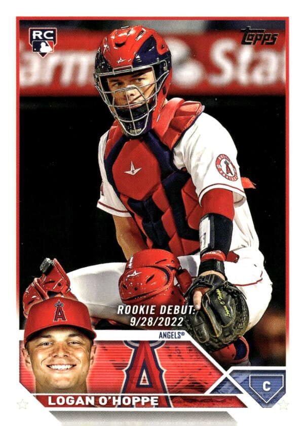 Amazon.com: 2023 Topps Update Series #US93 Logan O'Hoppe Rookie