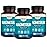 Nested Naturals Magnesium Glycinate Chelate - 200mg Magnesium Supplement for Muscle Cramps, Relaxation, & Sleep Support - 100% Albion TRACCS Buffered Magnesium Glycinate - 3-Pack (360 Vegan Capsules)