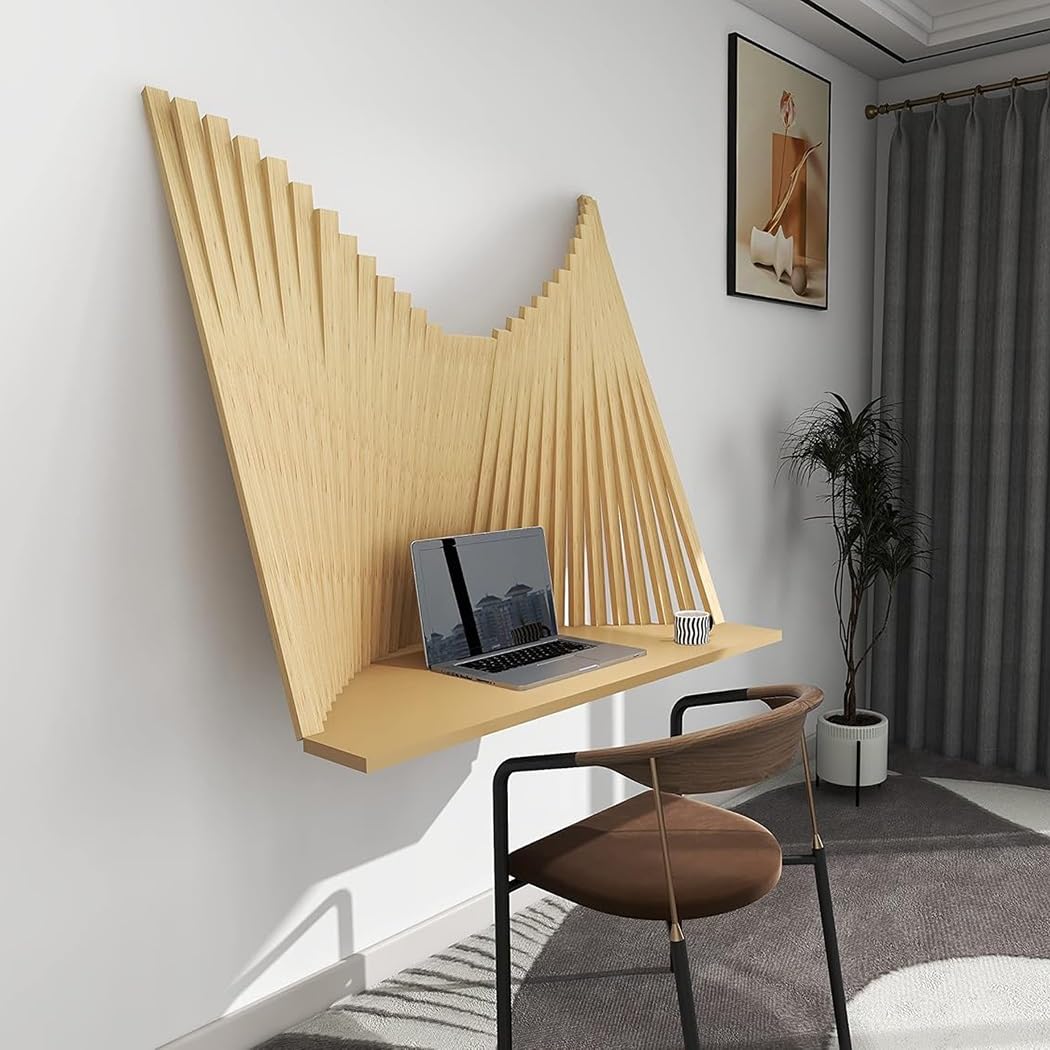 Mesa Plegable Multifuncional, Escritorio De Pared Que Ahorra Espacio, Mesa De Comedor Flotante para Computadora Portátil en El Hogar Y La Oficina (80 * 60cm)