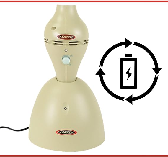 Lentek Cordless Bug Catcher Vacuum with Charging Stand | Rechargeable Electronic Insect Trap | Indoor Outdoor Pest Control | Spider Wasp Ant Fly Fruitfly Centipede Home Cottage RV