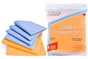 Super Absorbent Shammy Cleaning Cloth 6-Pack - Rinse-Free