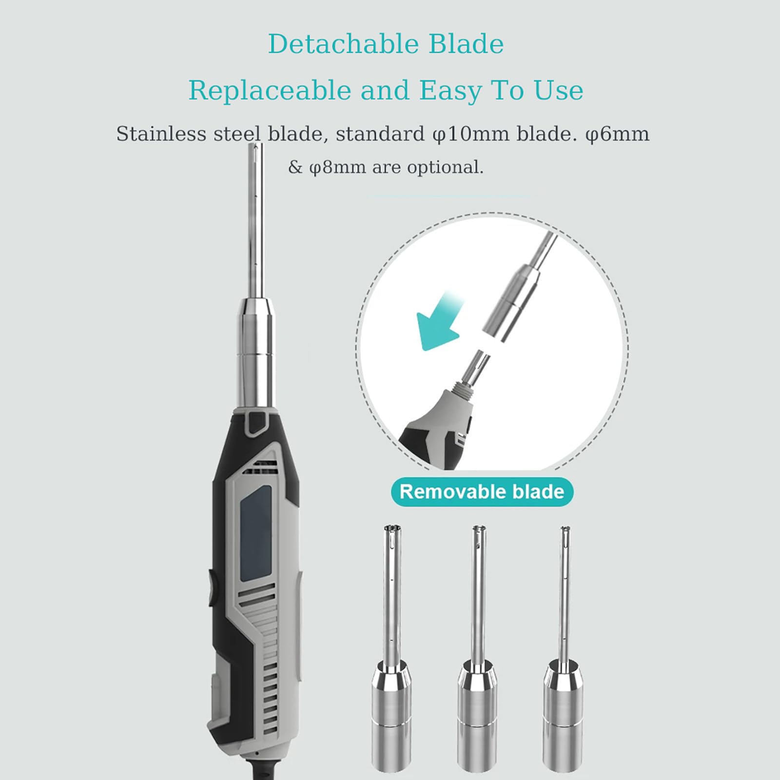 Handheld High-Speed Homogenizer, Lab Disperser Emulsifier, Cell Crushing Mixer 5000~35000rpm, Speed Adjustable,Homogenizer for Animal Tissue, Food, Medicine, Cosmetic,MHZ-01