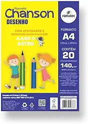 Livro Desenho A4 140G 20Fls