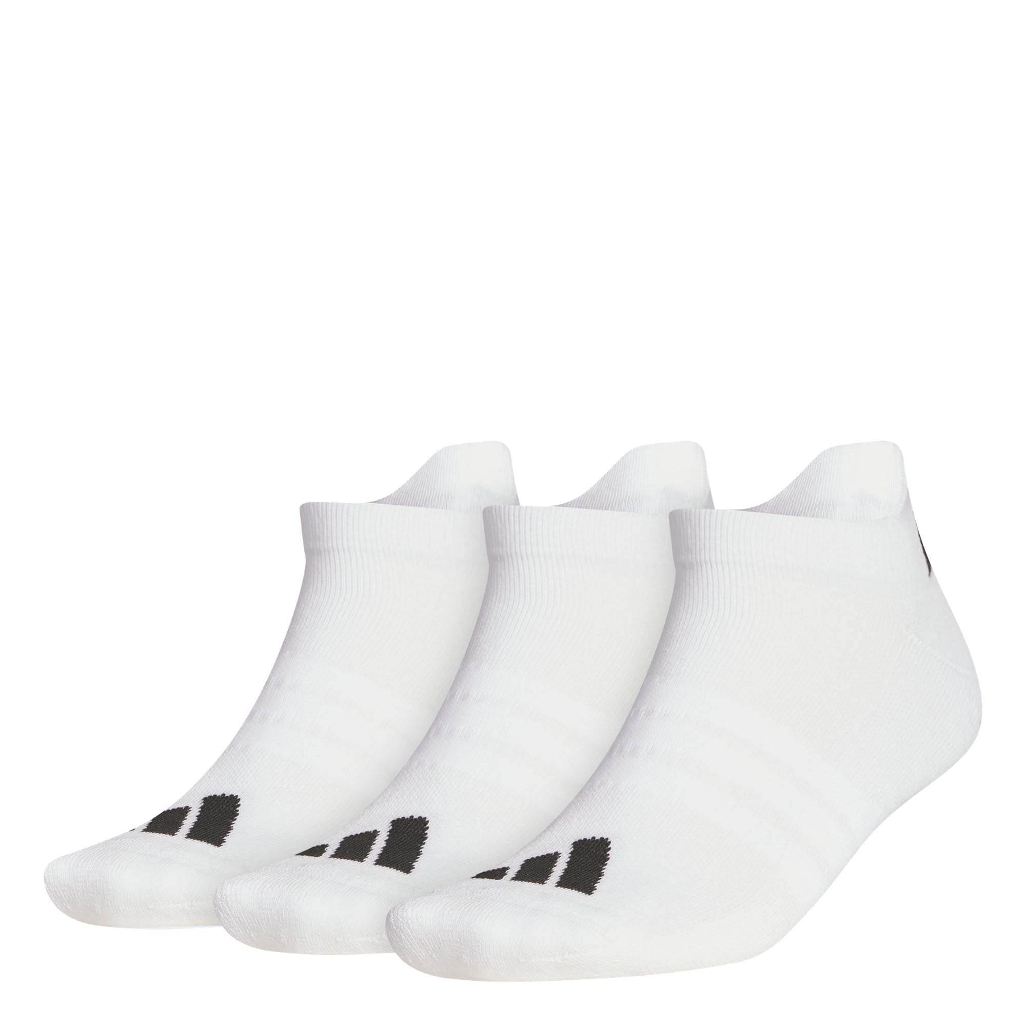 adidas Unisex PERFORMANCE 3 PK ANKLE SOCKS, white, 2.5-4