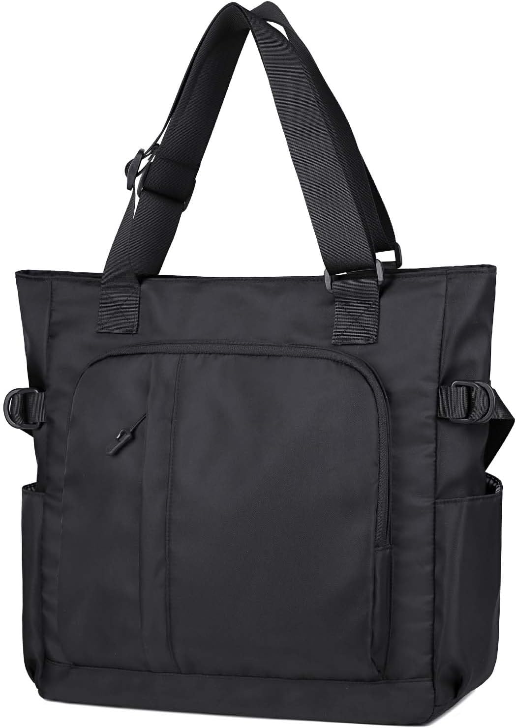 Tote Bag, Waterproof Nylon Shoulder Bags Laptop Work Bag Multi Pockets Teacher Purses and Handbags for Women Men