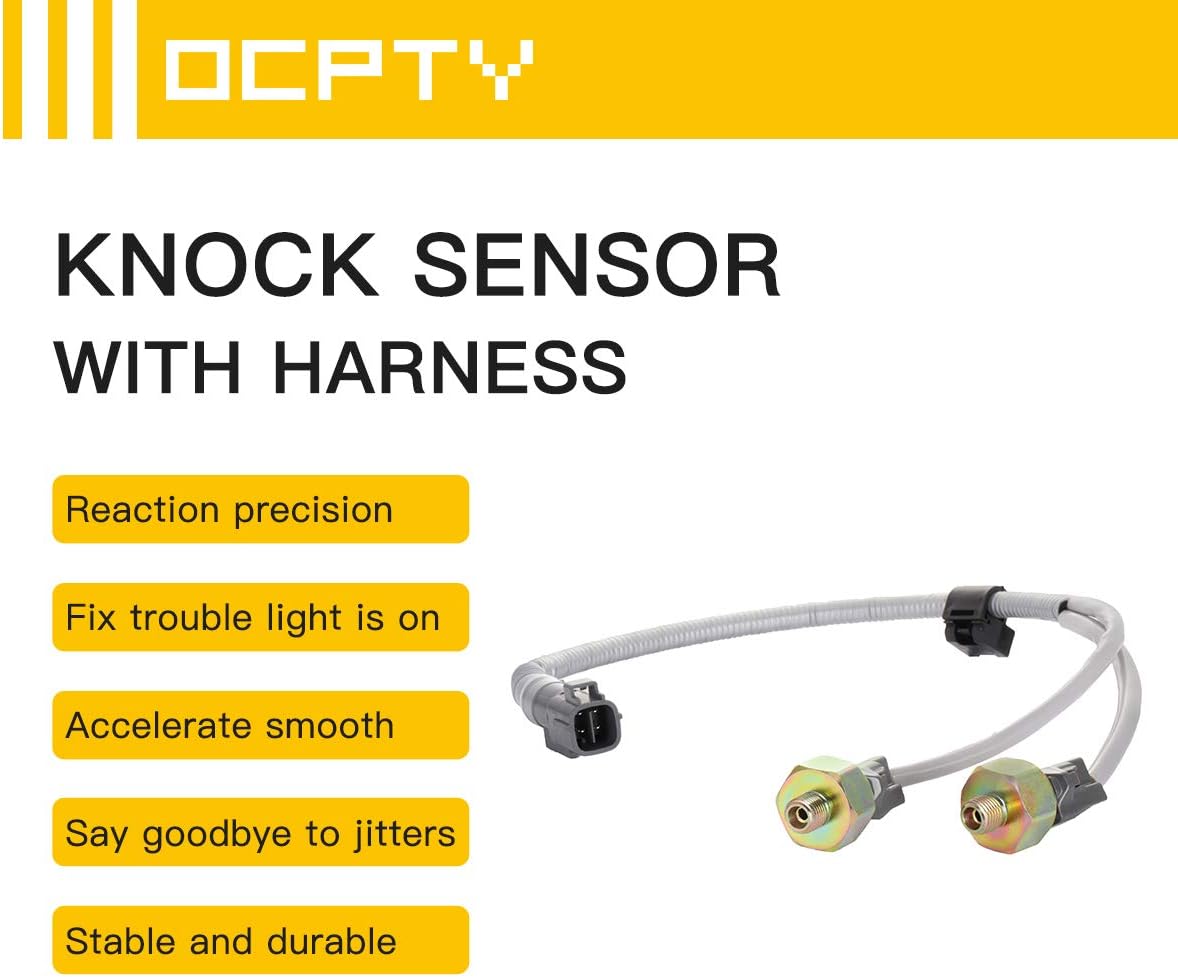 OCPTY Ignition Knock Detonation Sensor Compatible for Toyota for Highlander for RAV4 01 for Toyota Solara 2002-03 for Lexus GS430 2001-04 for Lexus LS430 2001-03 for Lexus SC430 2002-08 82219-07010
