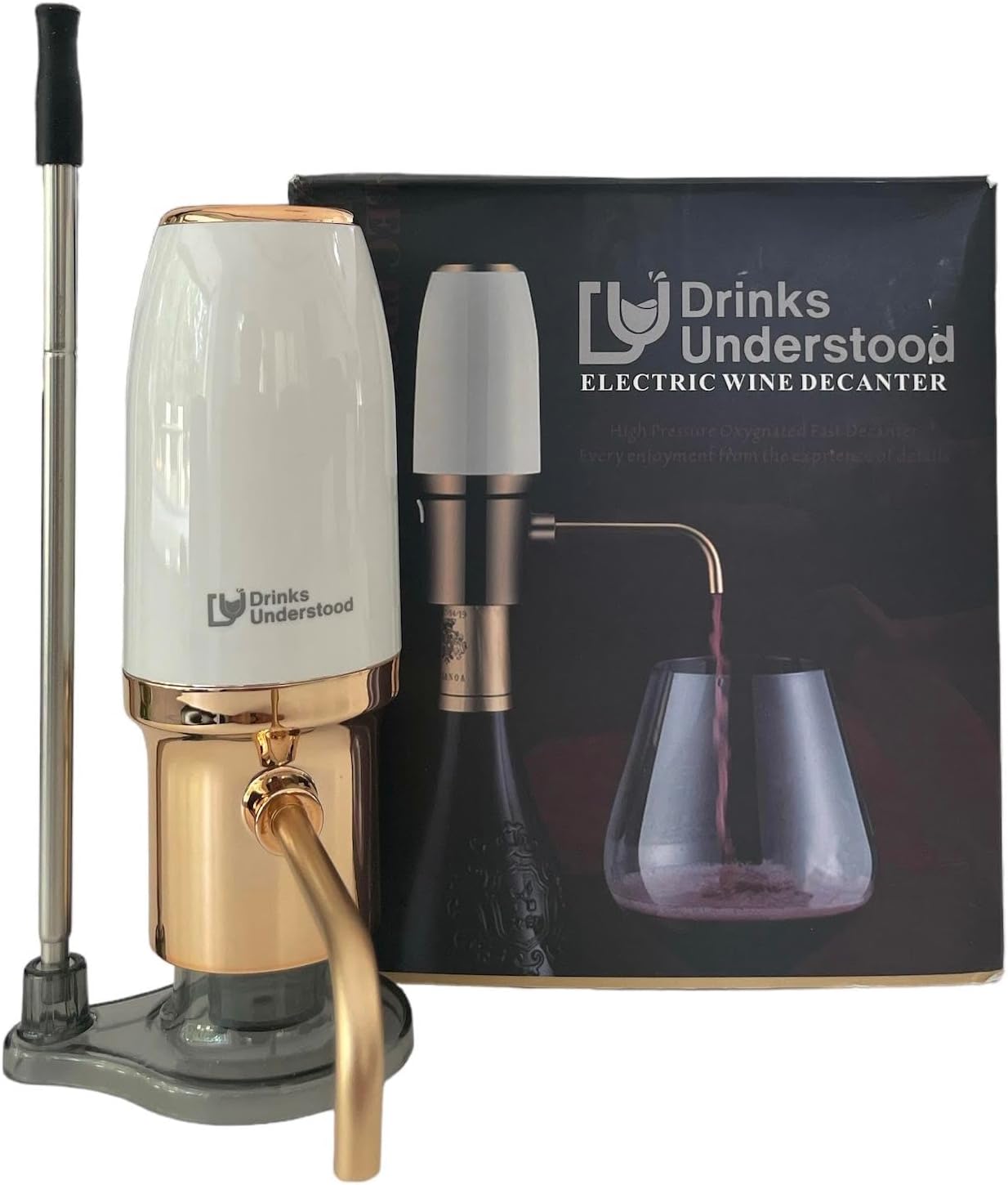 Drinks Understood Automatic Wine Aerator, Wine pourer