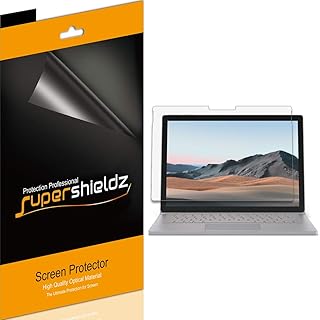Supershieldz (3 Pack) Designed for Microsoft Surface Book 3 and Surface Book 2 (15 inch) Screen Protector Anti Glare and Anti Fingerprint (Matte) Shield