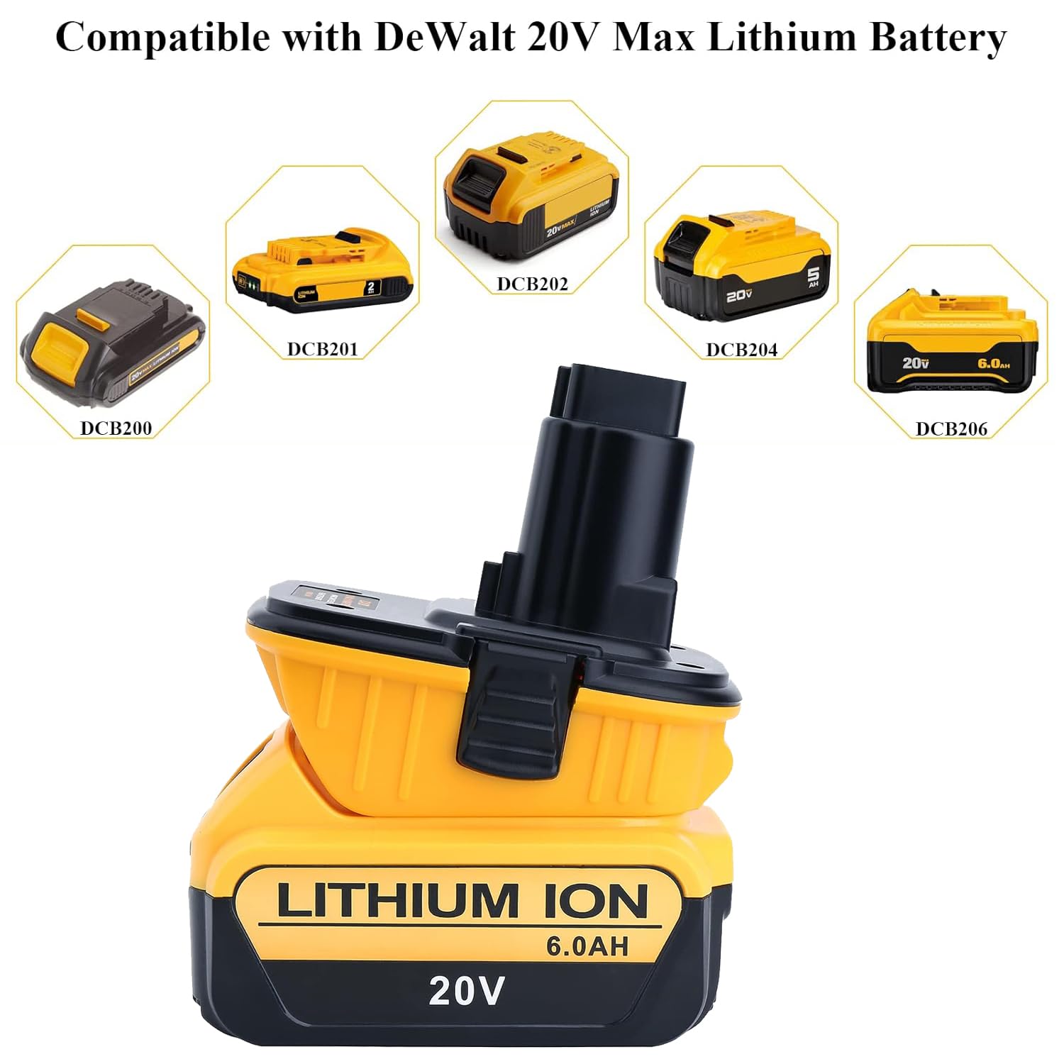 Dewalt Battery Charger Lasica 18V To 20V Adapter DCA1820