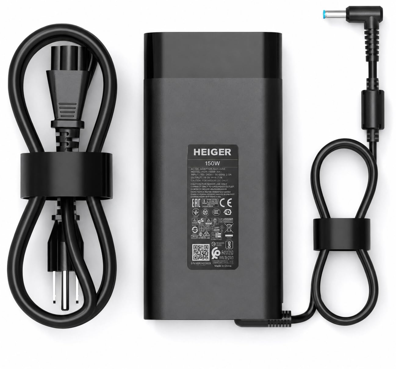 AC Replacement Laptop Charger Compatible for OEM 150w 19.5v 7.7a Pin 4.5 * 3.0mm for H-P 15-dc0051nr 15-dc0052nr 15-dc0087nr 15-ce018dx 15-ce011dx 15-ce051nr Pavilion 15-bc251nr 15-bc220nr-image-8