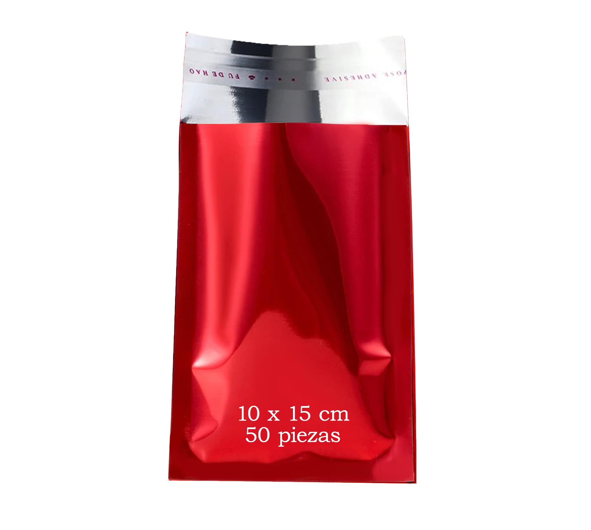 Buste Metallizzate Autoadesive - 100 Pezzi 10x15 Cm, Nero Lucido Per Regali E Inviti